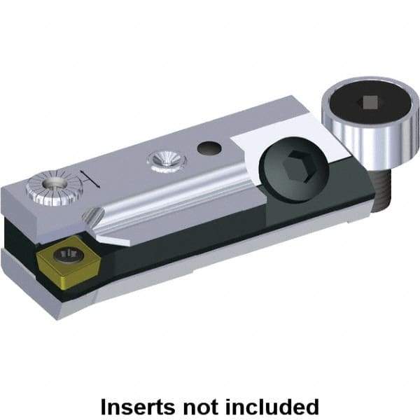Kennametal - Series C-Style, Right Hand Cut, 16mm Min Bore Diam, Boring Cartridge - 16.15mm Back of Bar to Cutting Edge, Insert Style CCMT060204, 45.5mm OAL, 0° Lead Angle - Eagle Tool & Supply