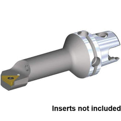Kennametal - Right Hand Cut, 20mm Min Bore Diam, Size KM40TS Steel Modular Boring Cutting Unit Head - 56.11mm Max Bore Depth, Through Coolant, Compatible with TP.. 2151, TP.. 110204 - Eagle Tool & Supply