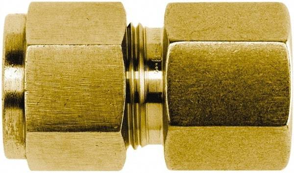 Brennan - 1/4" OD, Brass Female Connector - Comp x FNPT Ends - Eagle Tool & Supply