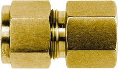 Brennan - 1/4" OD, Brass Female Connector - Comp x FNPT Ends - Eagle Tool & Supply