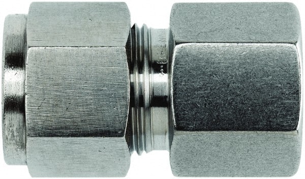 Brennan - 3/8" Tube OD x 1/8 NPT Stainless Steel Compression Tube Female Connector - Eagle Tool & Supply