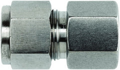 Brennan - 3/8" Tube OD x 1/8 NPT Stainless Steel Compression Tube Female Connector - Eagle Tool & Supply