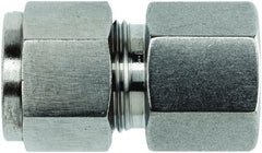 Brennan - 1/8" Tube OD x 1/4 NPT Stainless Steel Compression Tube Female Connector - Eagle Tool & Supply