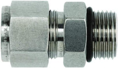 Brennan - 3/4" OD, Stainless Steel O-Seal Male Connector - Male ORB Ends - Eagle Tool & Supply