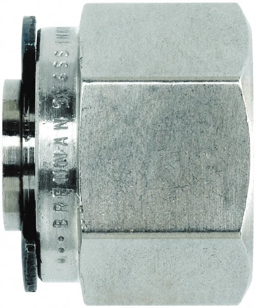 Brennan - 5/8" Tube OD x 5/8 Thread Stainless Steel Compression Tube Plug - Eagle Tool & Supply