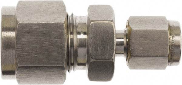 Brennan - 5/8 x 1/2" OD, Stainless Steel Union - Comp x Comp Ends - Eagle Tool & Supply