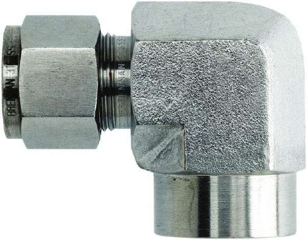 Brennan - 3/8" OD, Stainless Steel Female Elbow - Comp x FNPT Ends - Eagle Tool & Supply