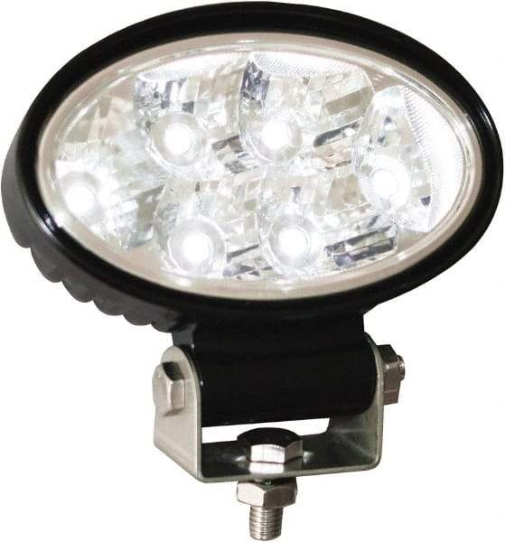 Buyers Products - 12 to 24 Volt, Clear Flood Beam Light - 1.5 Amps, 1,350 Lumens, 6 LED Lamp - Eagle Tool & Supply