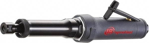 Ingersoll-Rand - 1/4" Collet, Straight Handle, Air Extended Length Die Grinder - 20,000 RPM, Rear Exhaust, 17 CFM, 1 hp, 90 psi - Eagle Tool & Supply