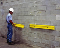 UltraTech - 48" Long, Polyethylene Wall/Surface Protector - Yellow - Eagle Tool & Supply