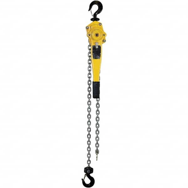 OZ Lifting Products - 3,000 Lb Capacity, 20' Lift Height, Chain Lever Hoist with Overload Protection - Eagle Tool & Supply