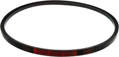 Bando - Section D, 1" Wide, 392" Outside Length, V-Belt - Black, Power King, No. D390 - Eagle Tool & Supply