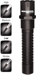 Bayco - LED Bulb, Industrial/Tactical Flashlight - Black Aluminum Body, CR123 Batteries - Eagle Tool & Supply