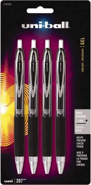 Prismacolor - 1mm Retractable Pen - Black - Eagle Tool & Supply