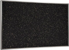 Ghent - 46-1/2" Wide x 36" High Open Cork Bulletin Board - Rubber, Tan Speckled - Eagle Tool & Supply