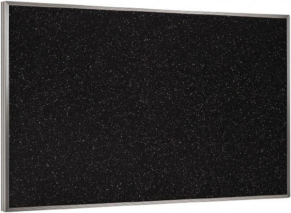 Ghent - 46-1/2" Wide x 36" High Open Cork Bulletin Board - Rubber, Confetti (Color) - Eagle Tool & Supply