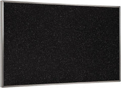 Ghent - 46-1/2" Wide x 36" High Open Cork Bulletin Board - Rubber, Confetti (Color) - Eagle Tool & Supply