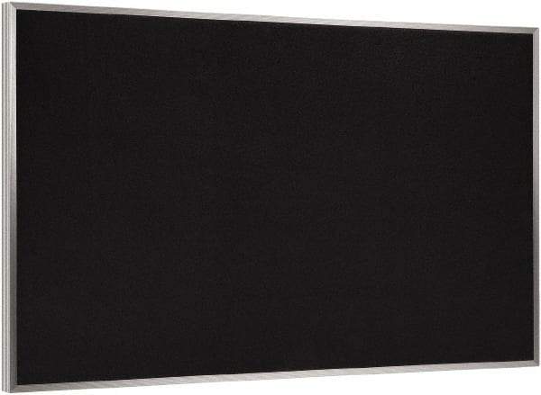 Ghent - 46-1/2" Wide x 36" High Open Cork Bulletin Board - Rubber, Black - Eagle Tool & Supply