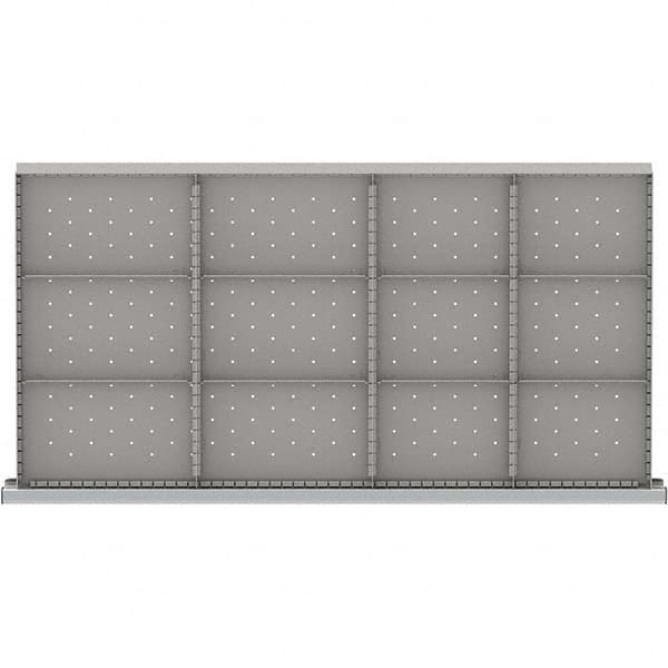 LISTA - 12-Compartment Drawer Divider Layout for 3.15" High Drawers - Eagle Tool & Supply