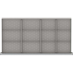 LISTA - 12-Compartment Drawer Divider Layout for 3.15" High Drawers - Eagle Tool & Supply