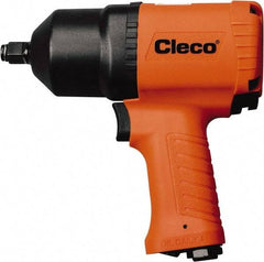 Cleco - 1/2" Drive, 8,000 RPM, 800 Ft/Lb Torque Impact Wrench - Pistol Grip Handle, 1,250 IPM, 40.5 CFM, 90 psi, 1/4" NPT Inlet - Eagle Tool & Supply