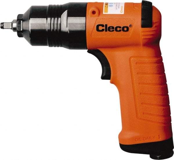 Cleco - 1/4" Drive, 13,000 RPM, 50 Ft/Lb Torque Impact Wrench - Pistol Grip Handle, 1,200 IPM, 39.8 CFM, 90 psi, 1/4" NPT Inlet - Eagle Tool & Supply