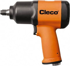 Cleco - 1" Drive, 5,500 RPM, 1,300 Ft/Lb Torque Impact Wrench - Pistol Grip Handle, 1,000 IPM, 40.5 CFM, 90 psi, 1/4" NPT Inlet - Eagle Tool & Supply