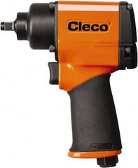 Cleco - 3/8" Drive, 10,000 RPM, 450 Ft/Lb Torque Impact Wrench - Pistol Grip Handle, 1,600 IPM, 27 CFM, 90 psi, 1/4" NPT Inlet - Eagle Tool & Supply