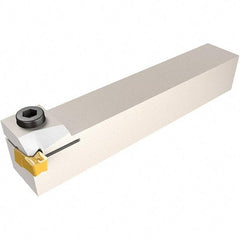 Iscar - GHMP, External, Left Hand, 0.189" Max Depth of Cut, 0.157" Max Groove Width, Indexable Grooving Tool Holder - GI.. Insert Compatibility, 1/2" Shank Height, 1/2" Shank Width, 4-1/2" OAL - Eagle Tool & Supply