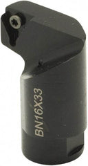 Parlec - TCMT 11 Insert Style, Replaceable Boring Bar Head - 0.6299" Shank Diam, Through Coolant - Eagle Tool & Supply