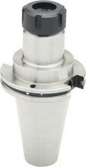 Parlec - 1mm to 13mm Capacity, 6" Projection, CAT50 Taper Shank, ER20 Collet Chuck - 10" OAL - Exact Industrial Supply