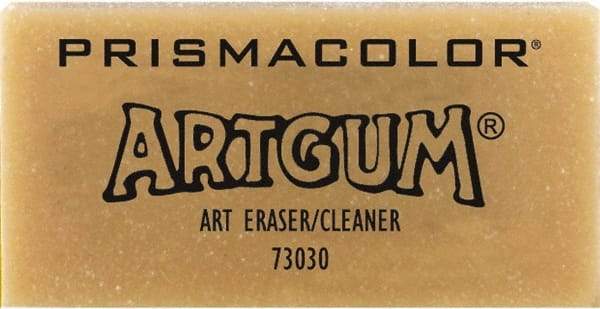 Prismacolor - Rectangle Rubber Art Gum Eraser - Tan - Eagle Tool & Supply