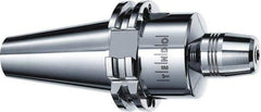 Schunk - CAT40 Taper Shank, 1/4" Hole Diam, Hydraulic Tool Holder/Chuck - 26mm Nose Diam, 101.6mm Projection, 37mm Clamp Depth, 25,000 RPM, Through Coolant - Exact Industrial Supply