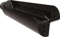 Allied Machine and Engineering - 216mm Max Drill Depth, 2.5xD, 3.2" Diam, Indexable Insert Drill - 6 Inserts, 50mm Shank Diam, Straight Shank - Eagle Tool & Supply