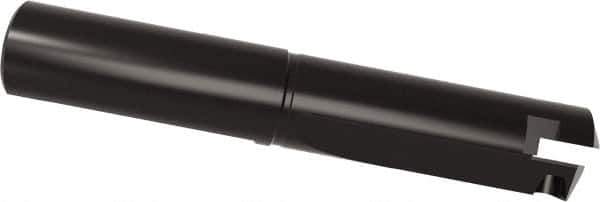 Allied Machine and Engineering - Series F, 3 to 3-7/8" Diam, 2" Diam Straight Shank, Straight Flute Spade Drill - 5-1/2" Max Depth, 6-3/4" Body Length, 9-1/2" OAL, Short Length, Through Coolant - Eagle Tool & Supply