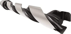 Allied Machine and Engineering - Series 29, 29 to 31.99mm Diam, 32mm Diam Straight Shank with Flange, Helical Flute Spade Drill - 223.9mm Max Depth, 264.1mm Body Length, 324.1mm OAL, Standard Length, Through Coolant - Eagle Tool & Supply