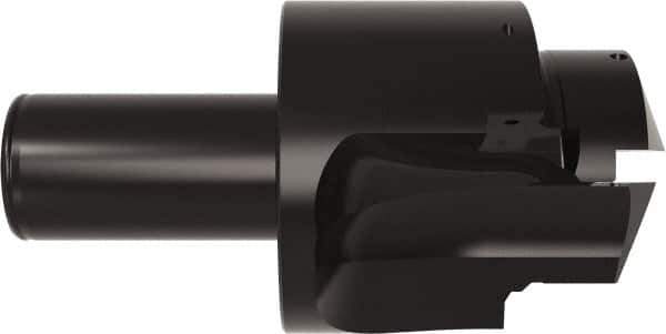Allied Machine and Engineering - AND10050, MS 33649, SAE AS5202 Standard, 2-1/2-12, 32 Tube Dash Number, 60° Porting Angle, 2.524" Pilot Diam, 1-1/2" Shank Diam, Indexable Spade Blade Insert Porting Tool - 2 Porting Inserts, 6-3/8" Overall Length - Eagle Tool & Supply
