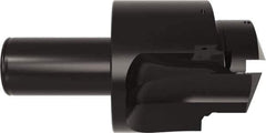 Allied Machine and Engineering - AND10050, MS 33649, SAE AS5202 Standard, 2-1/2-12, 32 Tube Dash Number, 60° Porting Angle, 2.524" Pilot Diam, 1-1/2" Shank Diam, Indexable Spade Blade Insert Porting Tool - 2 Porting Inserts, 6-3/8" Overall Length - Eagle Tool & Supply