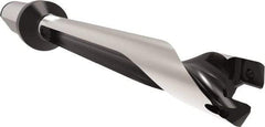 Allied Machine and Engineering - Series 11, 11 to 11.99mm Diam, 16mm Diam Straight Shank with Flange, Straight Flute Spade Drill - 83.9mm Max Depth, 110.6mm Body Length, 158.6mm OAL, Standard Length, Through Coolant - Eagle Tool & Supply