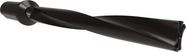Allied Machine and Engineering - Series APX 38, 8xD, 2" Shank Diam, Drill Body - 16.3906" Drill Body Length to Flange, W3808H Toolholder, 20.8906" OAL, 16.3906" Drill Body Length, Weldon Flat Shank, Through Coolant - Eagle Tool & Supply