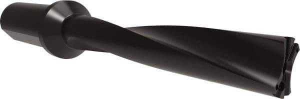Allied Machine and Engineering - Series APX 38, 5xD, 2" Shank Diam, Drill Body - 11.2031" Drill Body Length to Flange, W3805H Toolholder, 15.7031" OAL, 11.2031" Drill Body Length, Weldon Flat Shank, Through Coolant - Eagle Tool & Supply