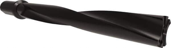 Allied Machine and Engineering - Series APX 51, 8xD, 50mm Shank Diam, Drill Body - 510.5mm Drill Body Length to Flange, W5108H Toolholder, 590.5mm OAL, 510.5mm Drill Body Length, Weldon Flat Shank, Through Coolant - Eagle Tool & Supply