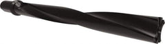 Allied Machine and Engineering - Series APX 51, 10xD, 50mm Shank Diam, Drill Body - 624.6mm Drill Body Length to Flange, W5110H Toolholder, 704.6mm OAL, 624.6mm Drill Body Length, Weldon Flat Shank, Through Coolant - Eagle Tool & Supply