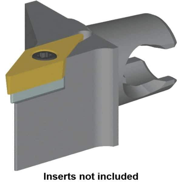 Kennametal - Right Hand Cut, Size KM20, VB.. Insert Compatiblity, Modular Turning & Profiling Cutting Unit Head - 12.5mm Ctr to Cutting Edge, 25mm Head Length, Series KM Mini - Eagle Tool & Supply