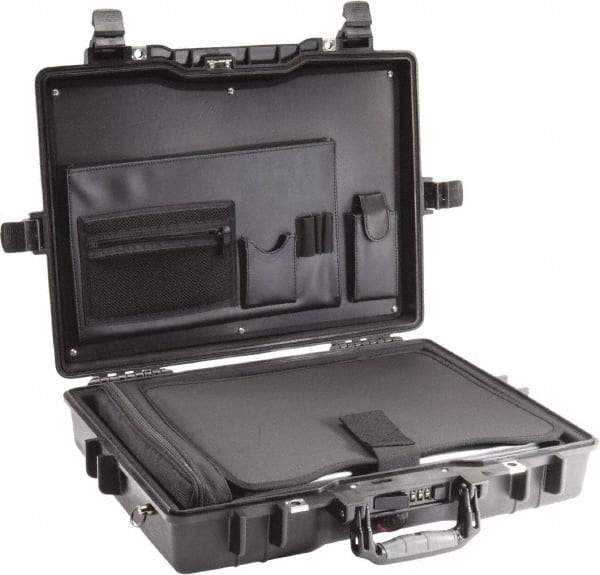 Pelican Products, Inc. - 17-1/4" Wide x 4-7/8" High, Laptop/Tablet Case - Black, Polypropylene - Eagle Tool & Supply