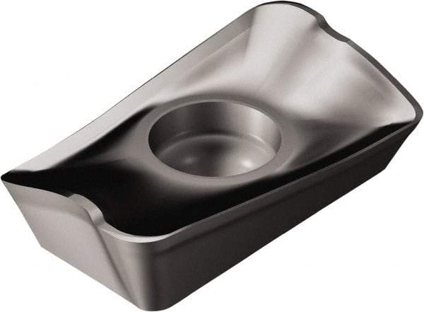 Sandvik Coromant - R390170408 PM Grade 1010 Carbide Milling Insert - TiAlN2 Finish, 3/16" Thick, 9.6mm Inscribed Circle, 0.8mm Corner Radius - Eagle Tool & Supply