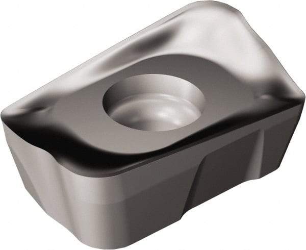 Sandvik Coromant - R390180612 PL Grade 1010 Carbide Milling Insert - TiAlN2 Finish, 6.35mm Thick, 1.2mm Corner Radius - Eagle Tool & Supply