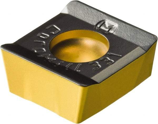 Sandvik Coromant - N331.1A115008 PM Grade 4230 Carbide Milling Insert - TiCN/Al2O3/TiN Finish, 4.95mm Thick, 0.8mm Corner Radius - Eagle Tool & Supply