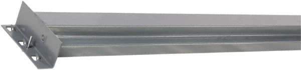 Value Collection - 2,400 Lb Capacity Bulk Storage Shelf Beam Kit - 62-3/4" Wide x 3-1/8" High x 24", 36" & 48" Deep, Gray - Eagle Tool & Supply