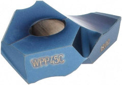 Walter - Series P6001, 18mm Diam Grade WPP45C Replaceable Drill Tip - Carbide, TiAlN/TiAl Finish - Eagle Tool & Supply